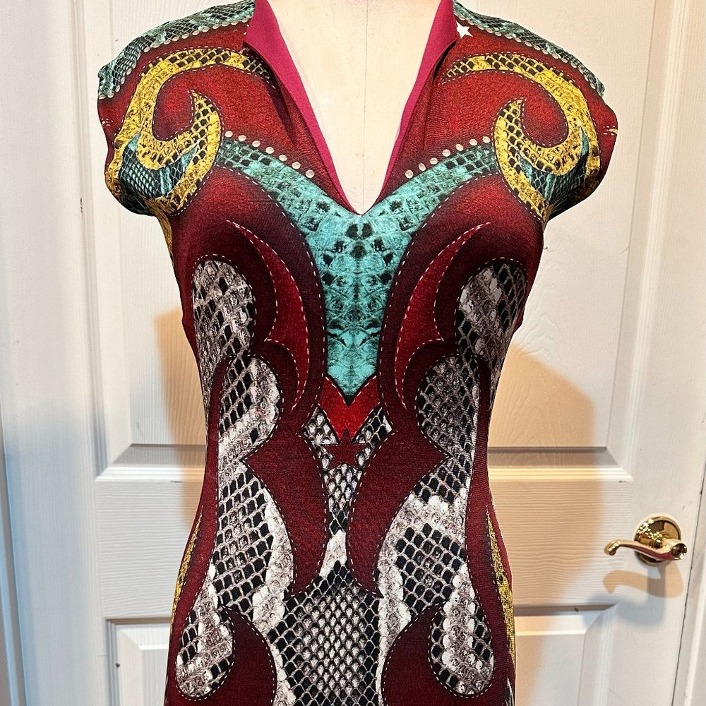 Just Cavalli Wild and Sexy Animal Print Dress size S